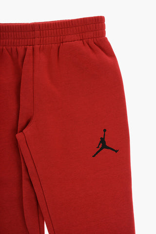 AIR JORDAN Fleeced Cotton Hoodie and Joggers Set with Printed Logo