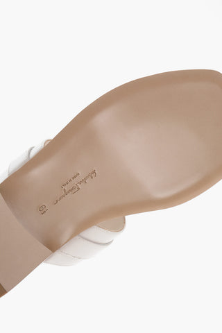 Leather RIKIS Thong Sandals with Logoed Buckle