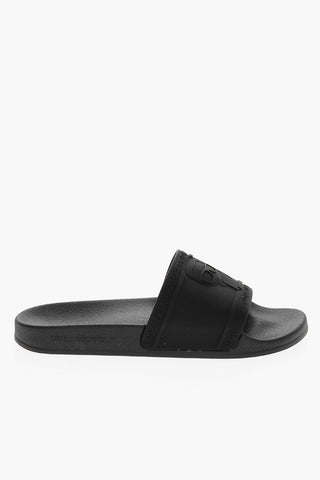 Embossed Logo KARL ICONIC Rubber Slippers