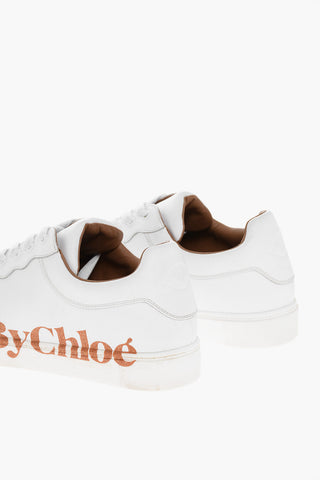 SEE BY Glitter Logoed Leather BENARES Sneakers
