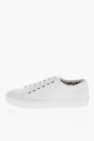 Embossed Logo Canvas MEDITERR ECO Lace-up Sneakers