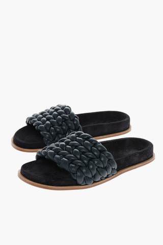 Woven Leather KACEY Slippers