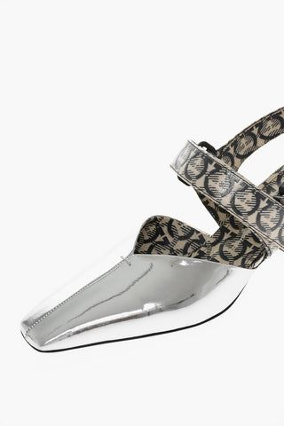 Squared Toe Strap SAGAR Pumps 5cm