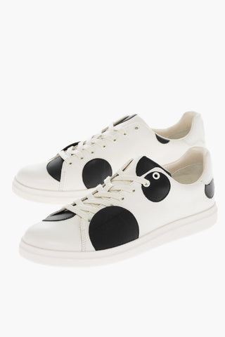 Polka Dot Leather HOWELL COURT Sneakers