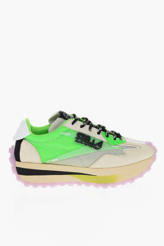Multicolored RECLYPSE DRILL Sneakers with Rubber Sole