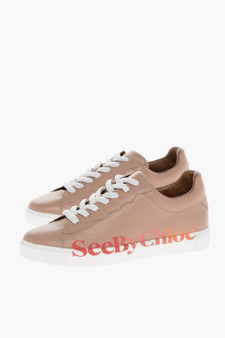 SEE BY Sneakes in Pelle BENARES con Logo Degradé