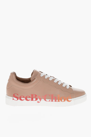 SEE BY Sneakes in Pelle BENARES con Logo Degradé