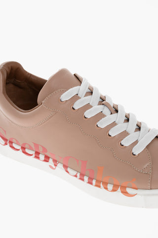 SEE BY Sneakes in Pelle BENARES con Logo Degradé