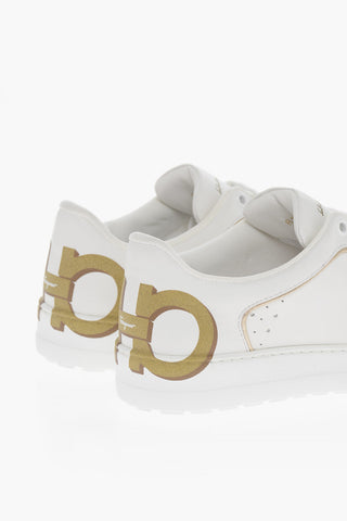 Sneakers MANHATTAN con Logo Glitterato e Dettagli Dorati