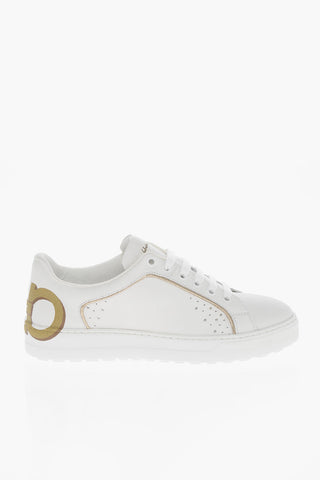 Sneakers MANHATTAN con Logo Glitterato e Dettagli Dorati