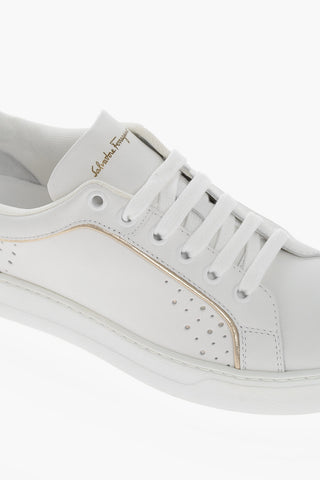 Sneakers MANHATTAN con Logo Glitterato e Dettagli Dorati