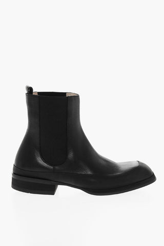 Leather GARDEN Chelsea Booties with Squared Toe