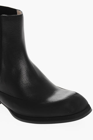 Leather GARDEN Chelsea Booties with Squared Toe