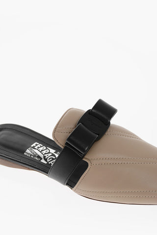 Mules BRIZA in Nappa Trapuntata con Fiocco