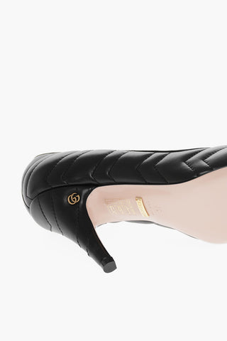 Quilted Nappa Pumps with Cone Heel 9,5cm