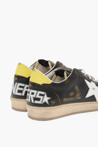 Vintage Effect BALLSTAR Leather Sneakers