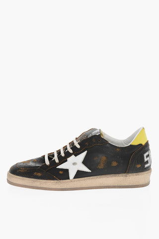 Vintage Effect BALLSTAR Leather Sneakers