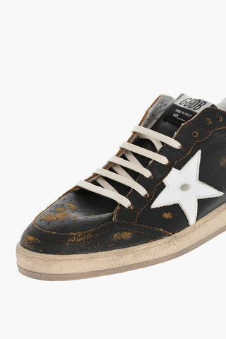 Vintage Effect BALLSTAR Leather Sneakers