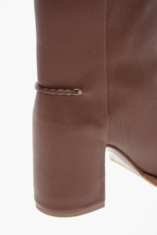 Squared Heel Nappa Knee-length EDIT Boots 9cm