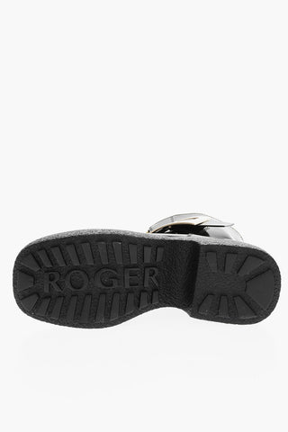Patent Leather RANGERS Platform Booties with Maxi Buckle