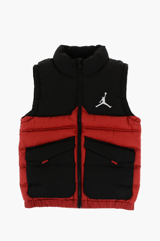 AIR JORDAN Two-Tone Padded Sleeveless Jacket