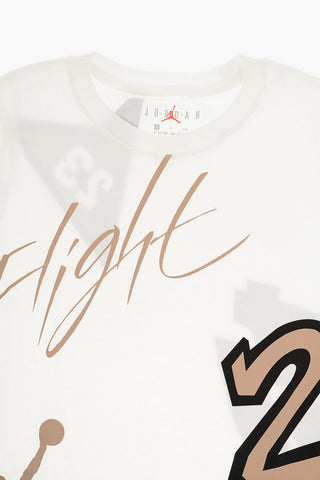 AIR JORDAN Long-sleeved Printed Crew-neck T-Shirt