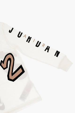 AIR JORDAN Long-sleeved Printed Crew-neck T-Shirt