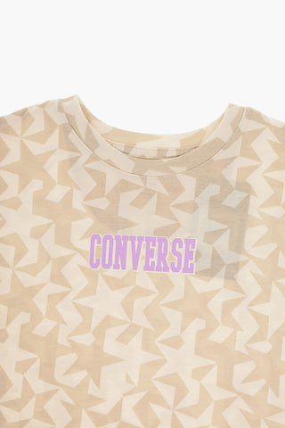 T-Shirt Girocollo Boxy Fit Stampata