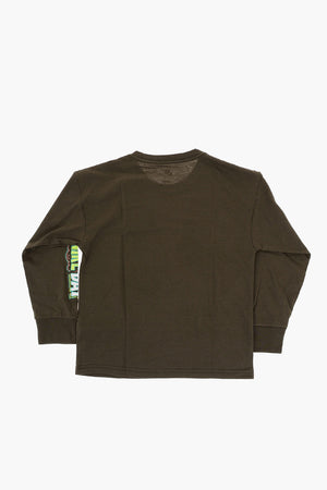 Loose-Fit Langarm-T-Shirt Bedruckt