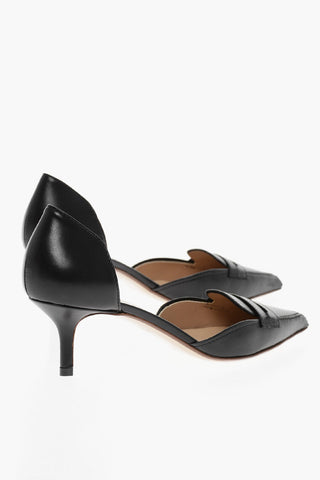 Stiletto Heel PENNY Leather D'Orsay Pumps 5cm