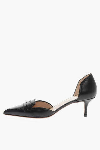 Stiletto Heel PENNY Leather D'Orsay Pumps 5cm