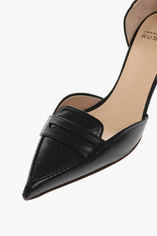 Stiletto Heel PENNY Leather D'Orsay Pumps 5cm