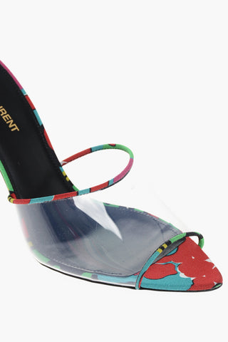 Mules GIPPY Trasparenti con Tacco Multicolor Rivestito 10cm