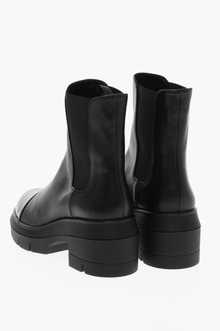 Patent Leather Toe NORAH Chelsea Booties