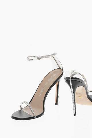 Eco-Patent Leather NUDIST GLAM Sandals with Crystals 10cm