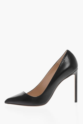 Asymmetric Design KID Leather Pumps 12cm