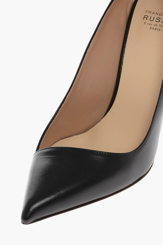 Asymmetric Design KID Leather Pumps 12cm