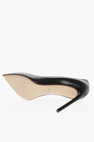 Asymmetric Design KID Leather Pumps 12cm