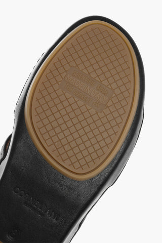 SCIENTIFIC SHOE Woven Leather Sandals with Rubber Sole