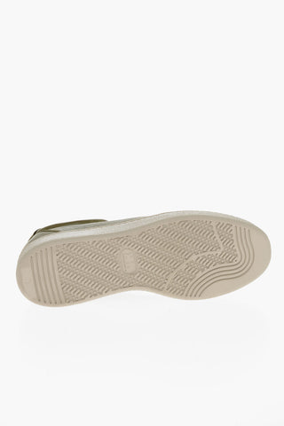 Low-top Deerskin Sneakers with Rubber Sole