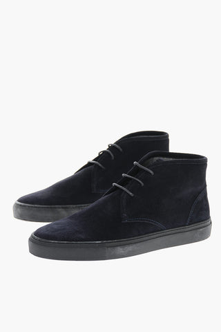 Knitted Lining KALEIDO Suede Desert Booties