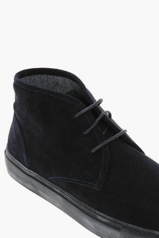 Knitted Lining KALEIDO Suede Desert Booties