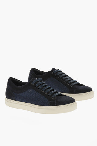 Suede KAL Sneakers with Wool Inserts