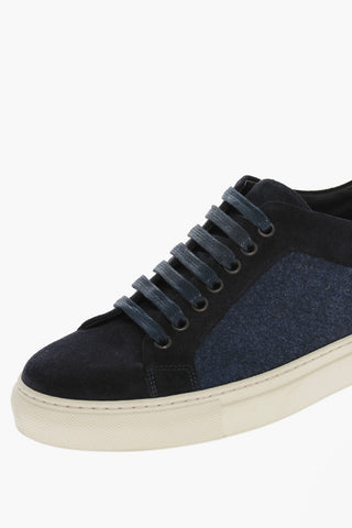 Suede KAL Sneakers with Wool Inserts