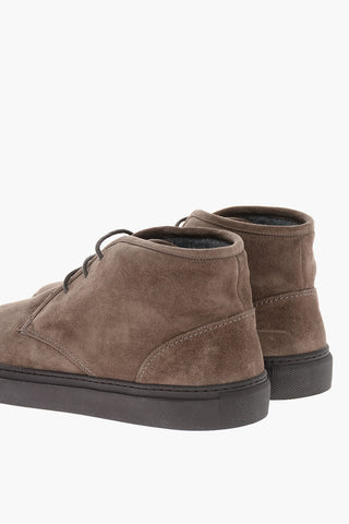 Knitted Lining KALEIDO Suede Desert Booties
