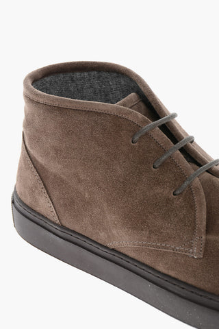 Knitted Lining KALEIDO Suede Desert Booties