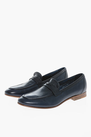 Cuir Sole Leather Penny Loafers