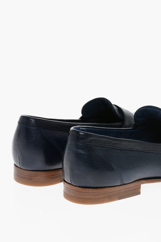 Cuir Sole Leather Penny Loafers