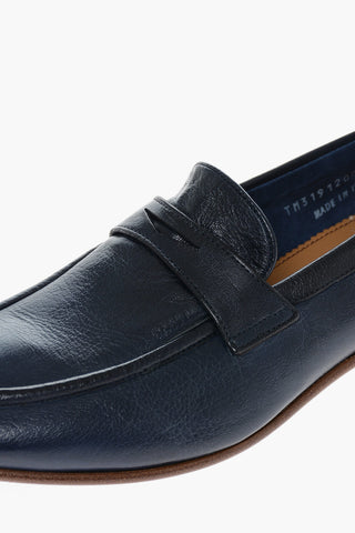 Cuir Sole Leather Penny Loafers