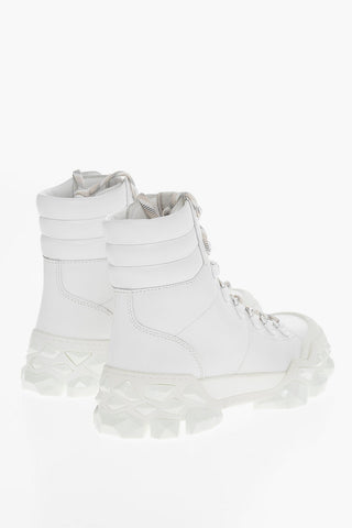 Injected Sole DIAMOND Lace-up Combat Booties